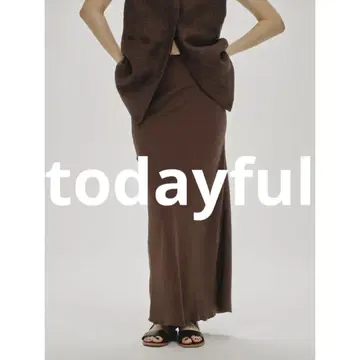 todayful Backsatin Pencil Skirt