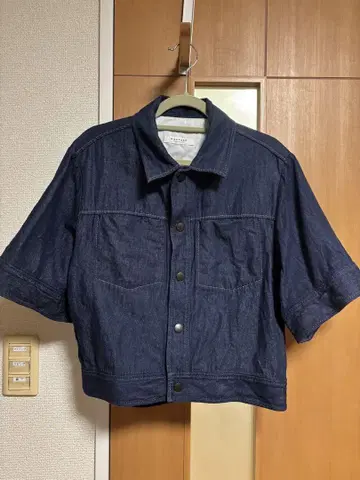 MACPHEE 데님 셔츠 반팔