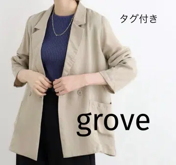 grove 그로브 시어 더블 자켓 M