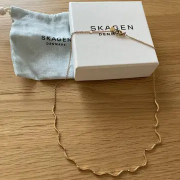 SKAGEN 로즈 골드 목걸이