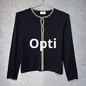 oqti 긴팔 가디건 울 모헤어 네이비