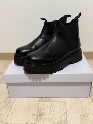 STEFANO ROSSI 스페소레 사이드 고어 부츠 통굽 28cm