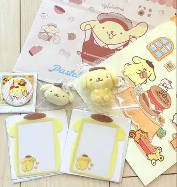 미사용 새상품 산리오 폼폼푸딩 헤어 클립 경질 카드 케이스