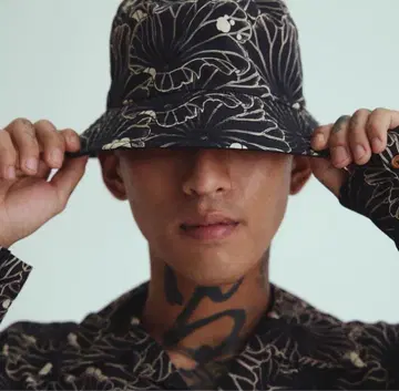 GAKKIN x LOCO MOSQUITO 흑련엽 버킷햇