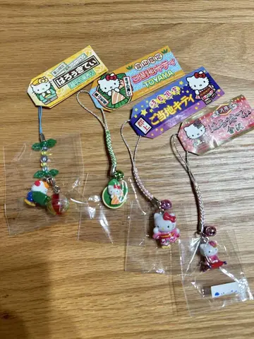 지역 한정 키티 매듭 스트랩 가나자와 도야마 기후