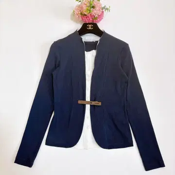 현행 택 새상품급 파비아나 필리피 레이어드 컷 자켓 가죽