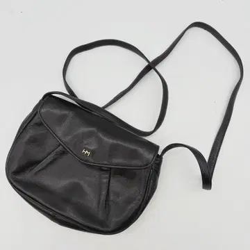 HANAE MORI 숄더백 블랙 가죽 빈티지