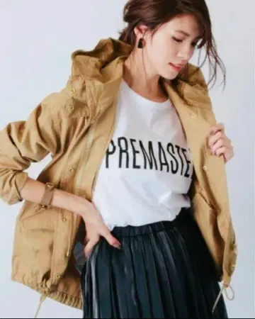 BABYLONE 숏 후디 마운틴 파카 브라운