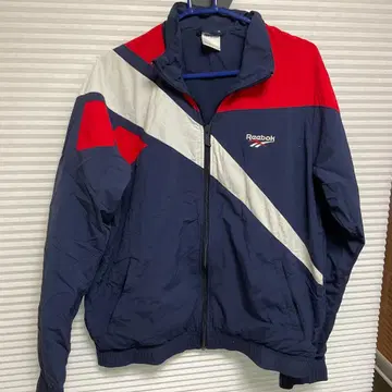Reebok 나일론 자켓 네이비/레드
