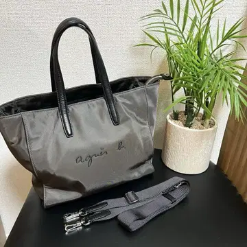 [새상품급] 에네스베 그레이 2way 토트백 숄더백