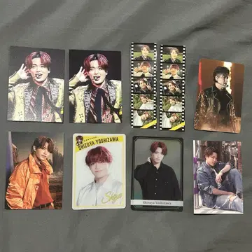 Travis Japan 요시자와 시즈야 트레이딩 카드 굿즈 모음