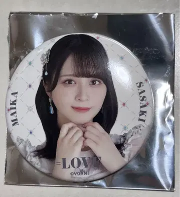 =LOVE 사사키 마이카 캔 배지