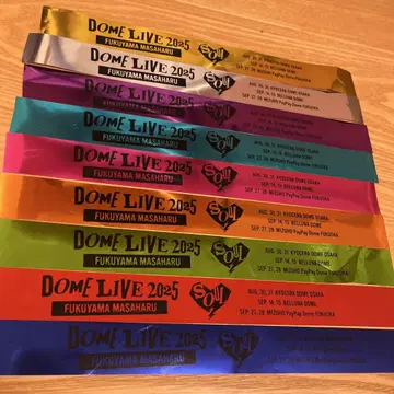 후쿠야마 마사히로 DOME LIVE 2025 금 테이프, 9색 세트 원컷