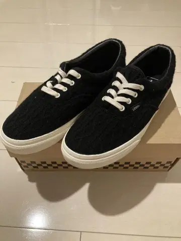 새상품급 VANS ERA V95CL CROCHET 25.0 블랙