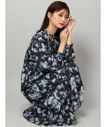 23AW MISCH MASCH 미슈마슈 수채화 플라워 원피스