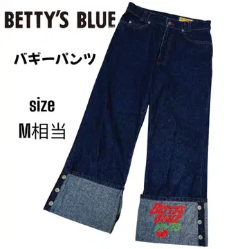베티즈 블루 신지아베 배기 팬츠 데님 헤이세이 레트로 Y2K