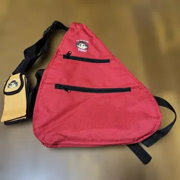 페코짱 숄더백 빨간색