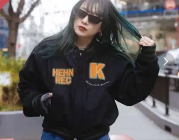 후지이 카제 workin hard 바시티 자켓 사이즈 M
