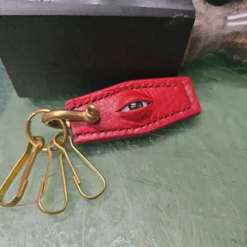 핸드메이드 가죽 키링