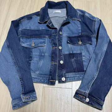 ZARA 패치워크 데님 자켓 L 사이즈