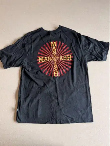 MANASTASH 블랙 T셔츠