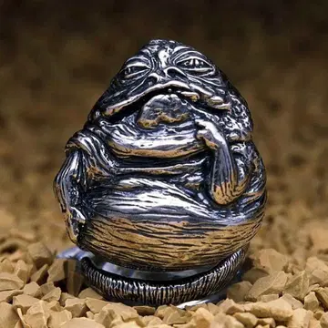 JAP 공방 스타 워즈 실버 자바 더 햇 반지