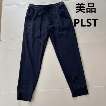 PLST 하이 게이지 트리코 조거 팬츠 네이비 S 사이즈