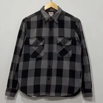 조 맥코이 버팔로 체크 헤비 워크 셔츠 바닥