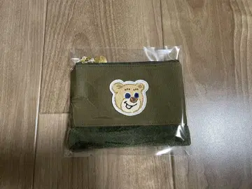 올드 테디 와펜 파우치 카키색 페이러 러브러리 바이