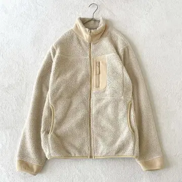 보아 자켓 지퍼 베이지 빅 사이즈 XL