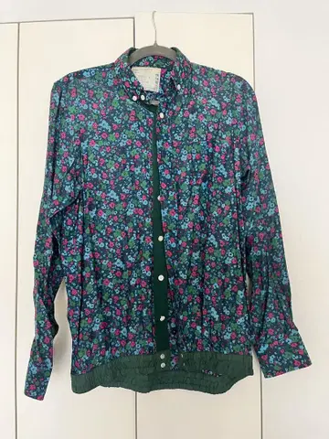 Sacai 사카이 꽃무늬 드로 코드 셔츠