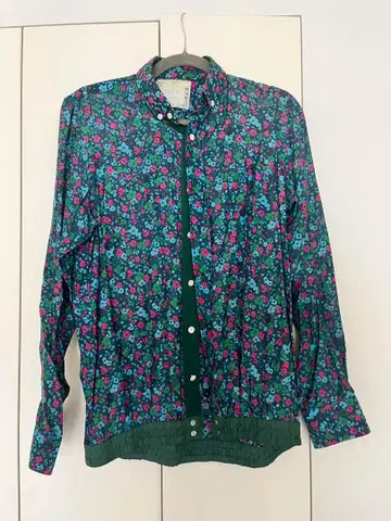 Sacai 사카이 꽃무늬 드로 코드 셔츠