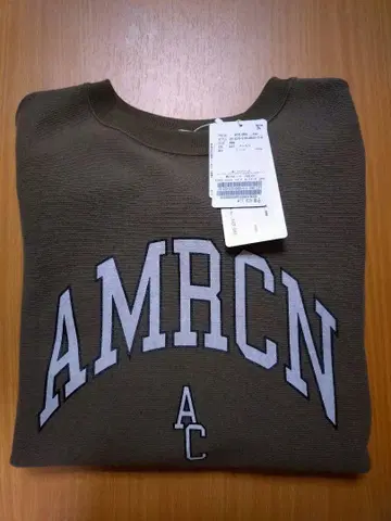 [ AMERICANA/아메리카나 ] HALF SLEEVE SWEAT