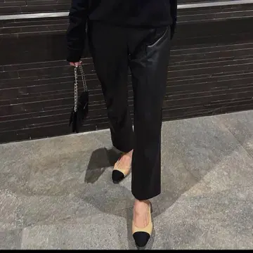 carla 에코 가죽 팬츠