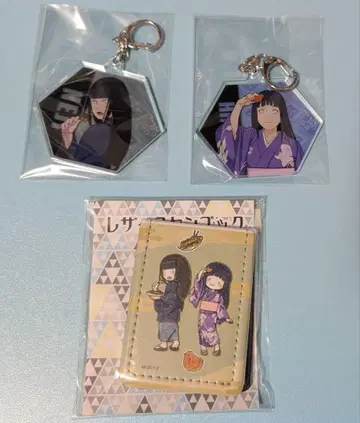 NARUTO 먹거리 가죽 떡메모지 아크릴 키링 휴우가 네지 휴우가 히나타