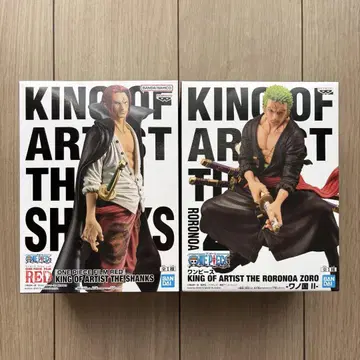 원피스 KING OF ARTIST 샹크스 조로 피규어 2체 세트