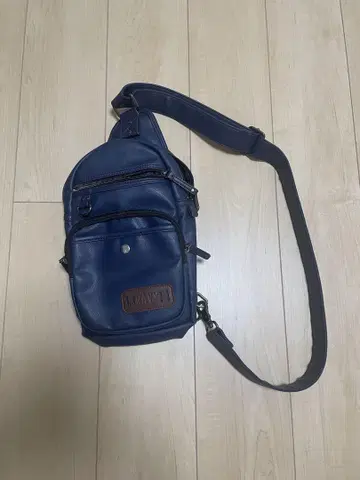 네이비 슬링백