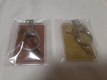 앳홈 카페 아크릴 키링 컬렉션 브론즈 골드 set