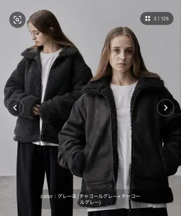 [CLEL] 리버서블 페이크 무스탕 자켓