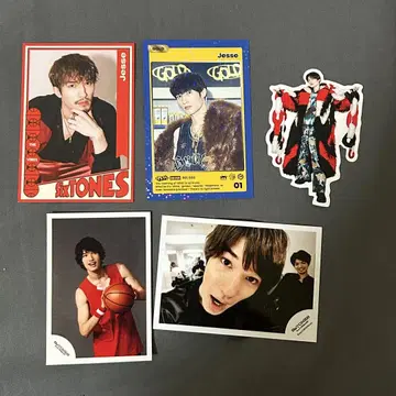 SixTONES 제시 트레이딩 카드 스티커 미니 사진 세트