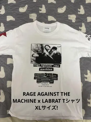 RAGE AGAINST THE MACHINE x LABRAT 티셔츠