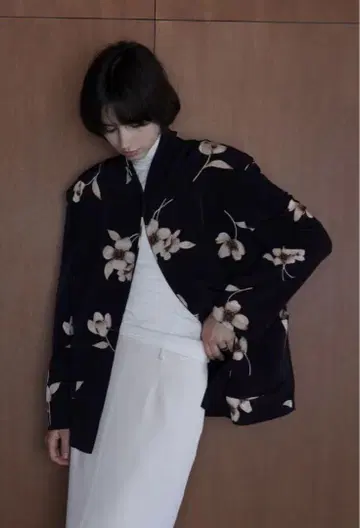 CLANE FLOWER OVER SHIRT JACKET