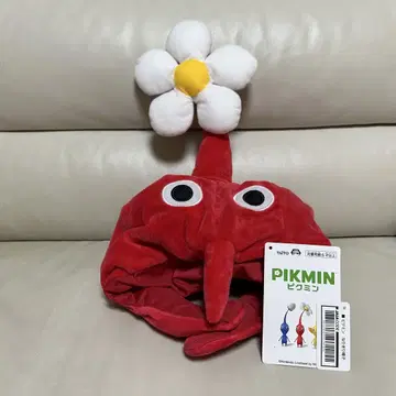 피크민 코스튬 모자 빨간 피크민