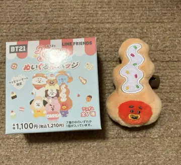 BT21 Dreamy Sweets 인형 배지 TATA