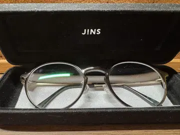 JINS 오벌 프레임 안경 블랙