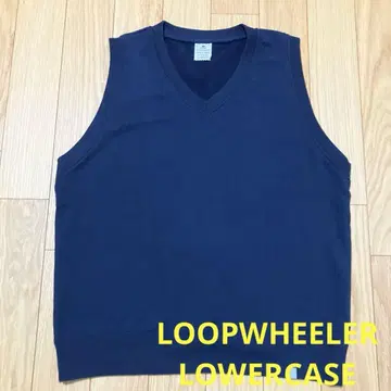 LOOPWHEELER LOWERCASE 라이트 츠리우라케 V넥 베스트