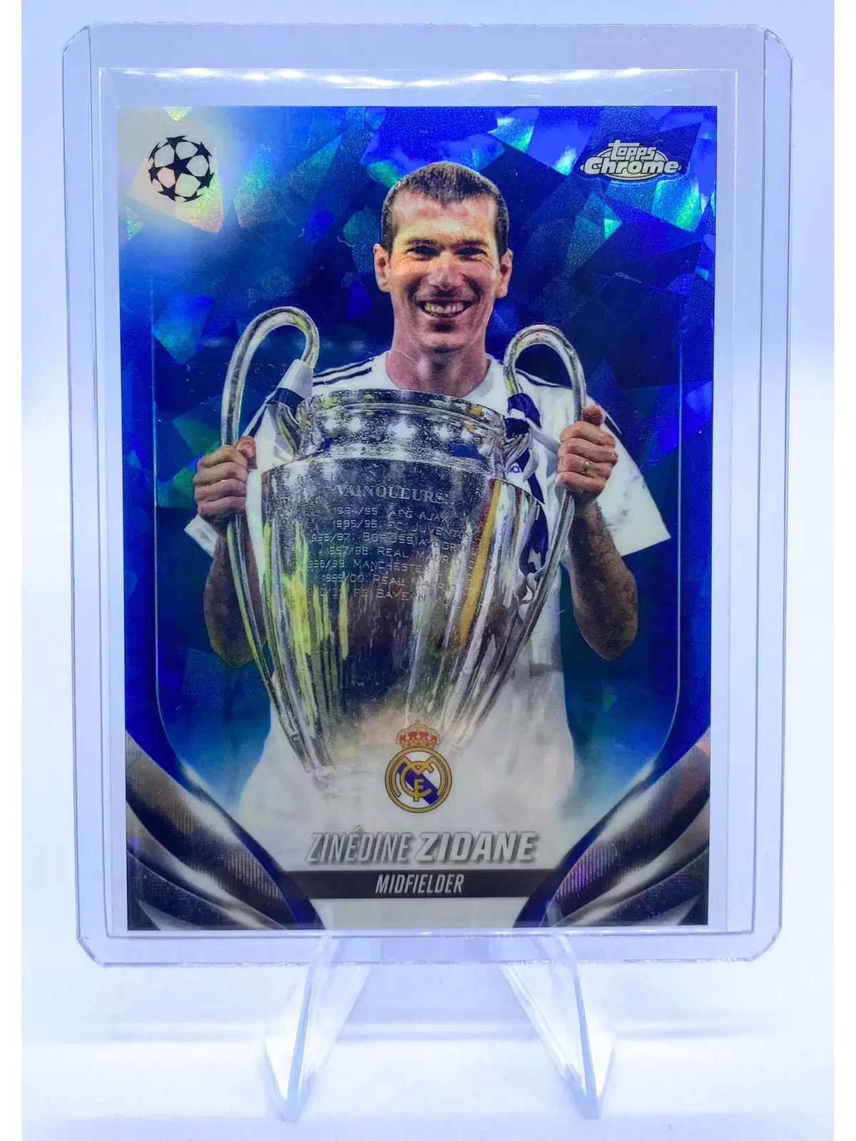 지네딘 지단 Topps UEFA 레알마드리드