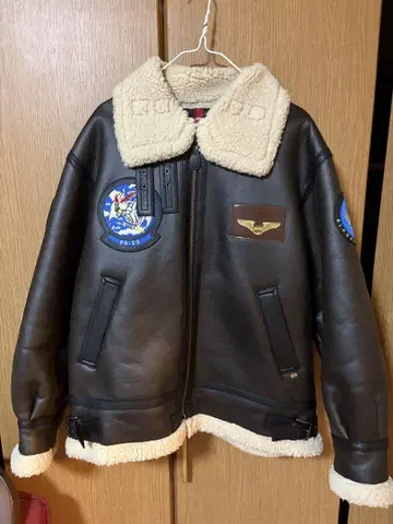 ALPHA INDUSTRIES 플라이트 자켓 B-3 무스탕 자켓