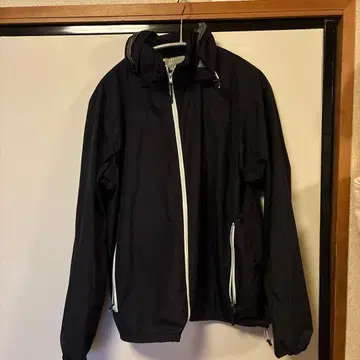 MARGARET HOWELL 네이비 후드 자켓