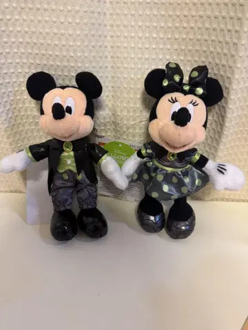 디즈니 할로윈 2025 미키 미니 봉제 인형 배지 세트